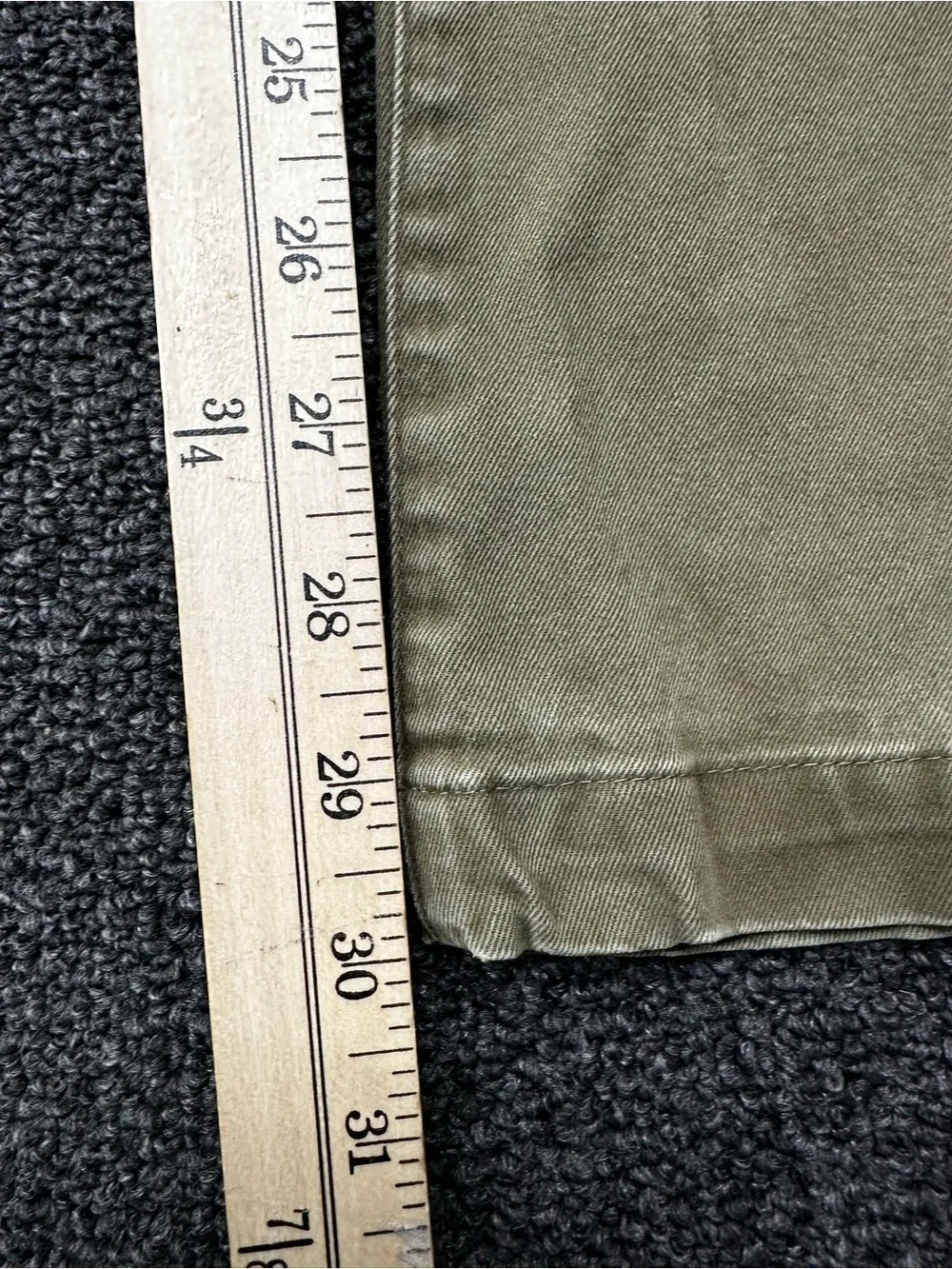 Taylor Stitch Pants Mens 33x30 Green Organic Cotton Chino Straight Leg Casual